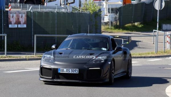 兴业策略 新款保时捷911 Slantnose现身：是原厂之作，还是Manthey改装？